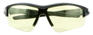 Howard Leight Uvex Acadia Anti-Fog Wraparound Safety Glasses, Amber Lens, Black Frame