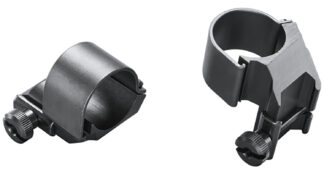 Weaver 49045 Top Mount Dual-Extension Scope Rings, 1 in, High, Detachable, Matte Black