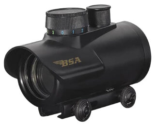 BSA HMRGBD30CP 1x 30mm RGB Red/Green/Blue 5 MOA Dot, Matte Black