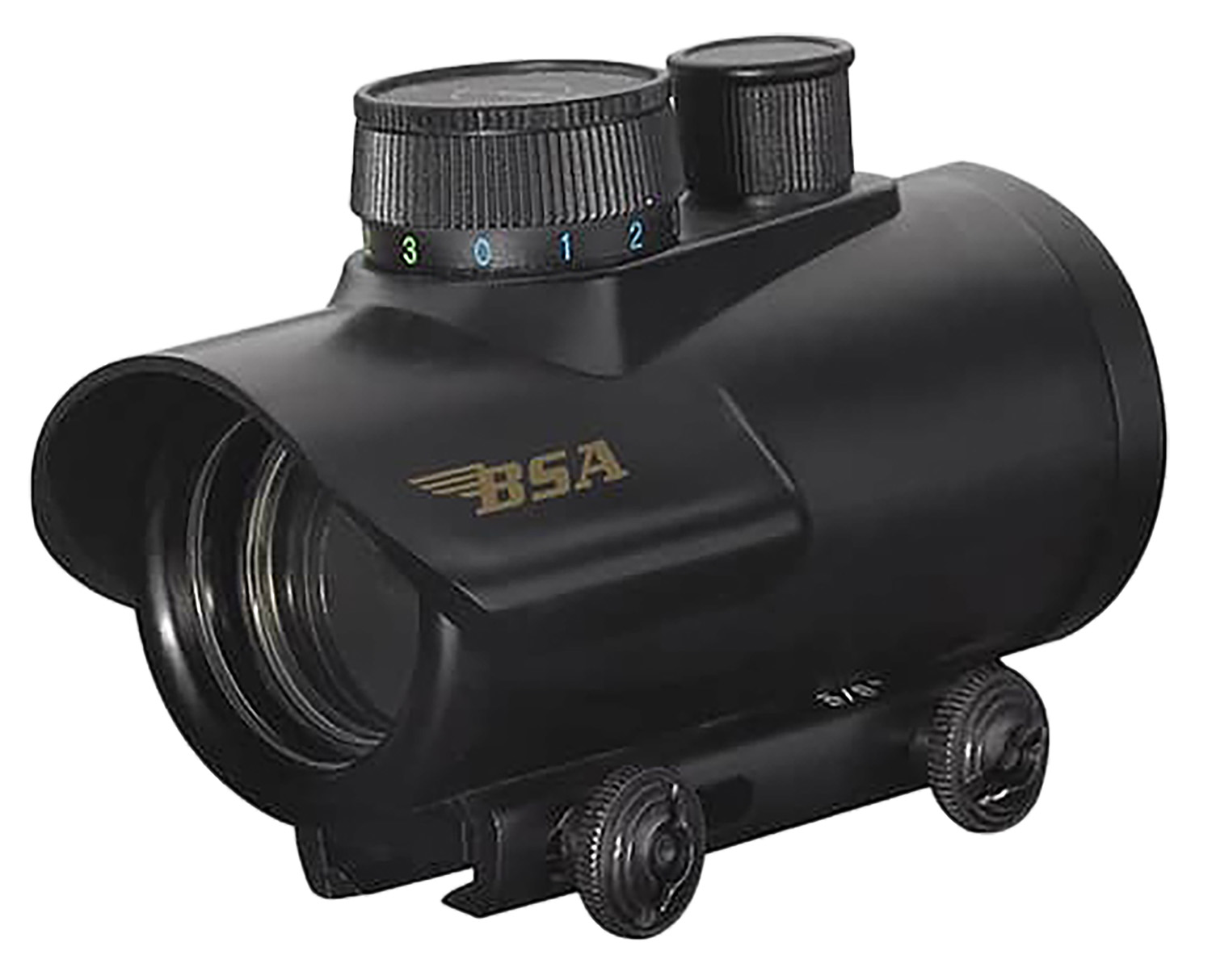 BSA HMRGBD30CP 1x 30mm RGB Red/Green/Blue 5 MOA Dot, Matte Black