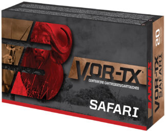 Barnes VOR-TX Safari 470 Nitro Express 500 gr TSX Flat Base, 20 Rounds