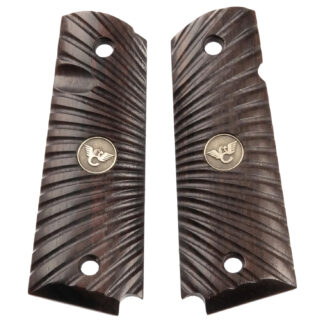 Wilson Combat 351MFS Cocobolo Side Panel Grips Full Size Starburst