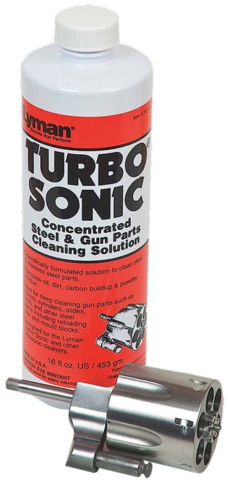 Lyman 7631707 Turbo Sonic Gun Parts Cleaning Solution Against Grease, Dust, Oil 16 oz Bottle