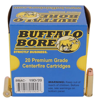 Buffalo Bore 19D20 .357 Magnum 125 gr JHP 20 Rounds Per Box