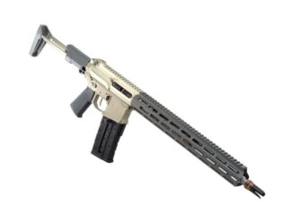 Q LLC Honey Badger 5.56 NATO 16 in Heavy Barrel 10 Rounds Gray/Black Fixed Stock