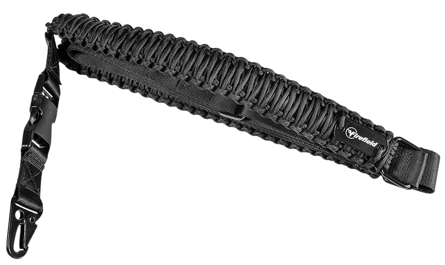 Firefield FF46000 Single Point Tactical Sling Black Nylon Paracord 1.5 in
