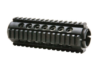 ProMag PM242 Quad Rail Handguard 2-Piece Polymer W/ Aluminum Heat Shield Insert Black