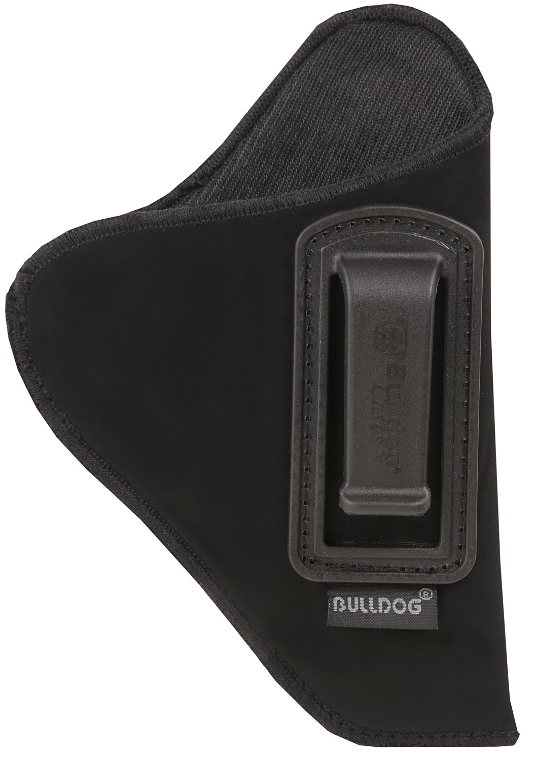 Bulldog DIP-20 Deluxe IWB Black Suede-Like Holster, Right Hand, Fits Glock 42/43, Ruger LC9, 2-3 in