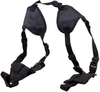 Bulldog Cases WSHD20 Deluxe Shoulder Harness, Ambidextrous, Black Nylon, Fits LCP/Glock 42