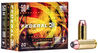Federal Fusion 50 Action Express 300gr Soft Point, 20-Round Box