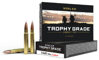 Nosler Trophy Grade 9.3mm x 62 Mauser 250 gr AccuBond 20-Round Box