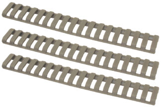 Ergo 1373DE Low-Pro Ladder Rail Covers 18-Slot Dark Earth (3-Pack)