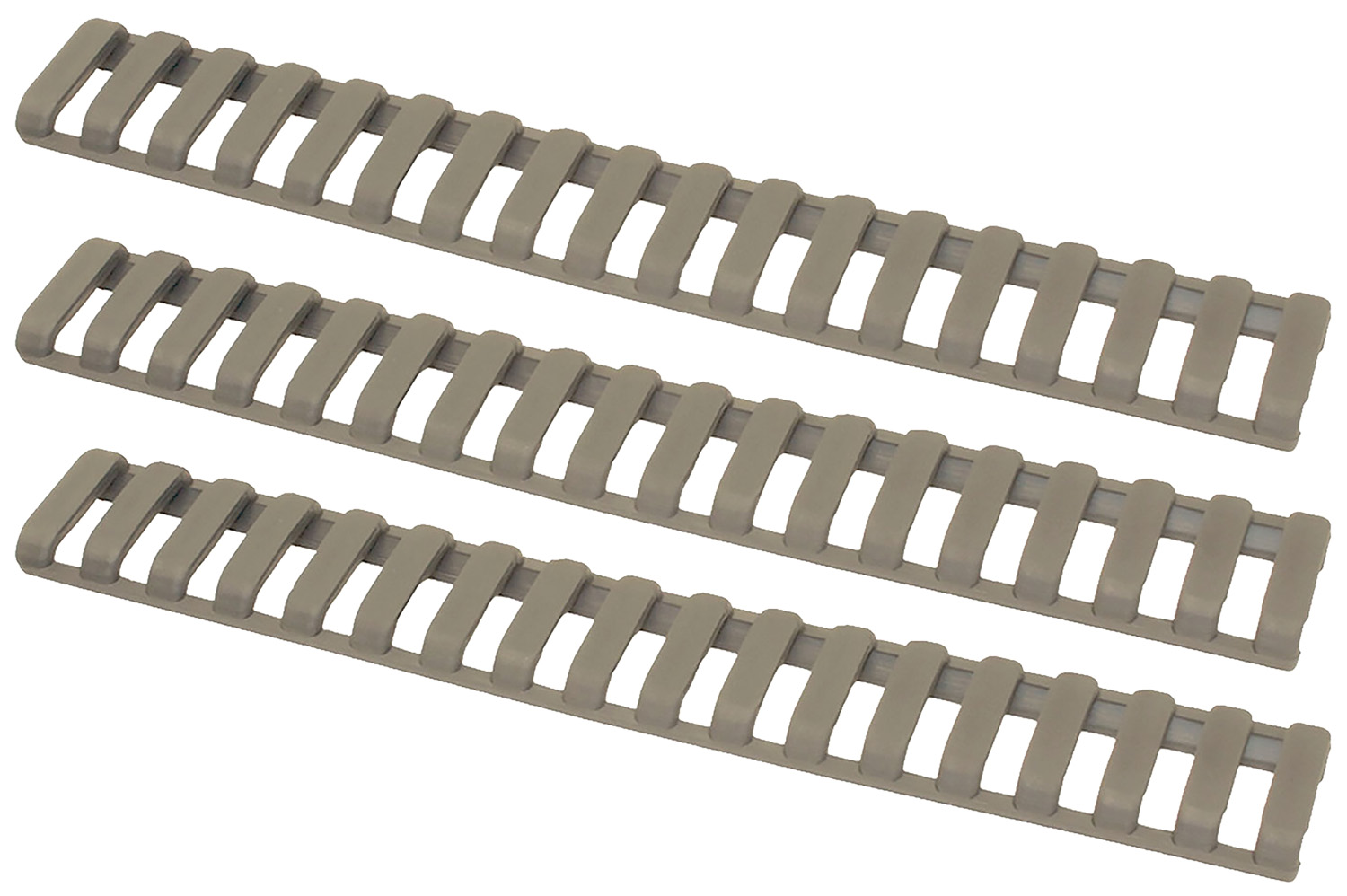Ergo 1373DE Low-Pro Ladder Rail Covers 18-Slot Dark Earth (3-Pack)