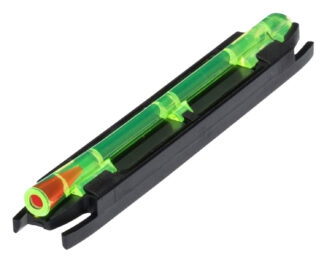 North Pass HiViz M400 Magnetic Fiber Optic Front Sight, Black Housing, Green with Red Center