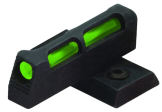 Hi-Viz LiteWave Fiber Optic Front Sight for Ruger SR22, Green, All Steel Frame