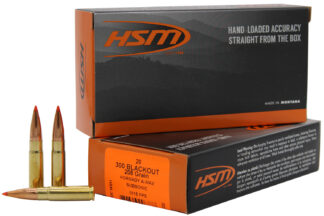 HSM 300BLK1N .300 Blackout 208 gr a-Max Subsonic Match Ammunition
