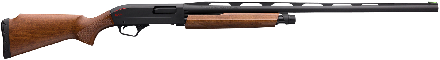 Winchester Repeating Arms 512296394 SXP Trap Full Size 12 Gauge Pump 3" 3- 2.75" Shells 32" Matte Black Vent Rib Barrel, Matte Black Aluminum Alloy Receiver, Fixed Satin Hardwood Stock, Right Hand