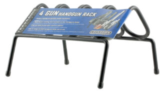 Lockdown 222200 Handgun Rack, 4-Gun Metal (Vinyl-Coated)