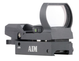 Aim Sports RT4WF1 Reflex Sight Warfare Edition Matte Black 1x 24mm x 34mm Red/Green Multi Reticle