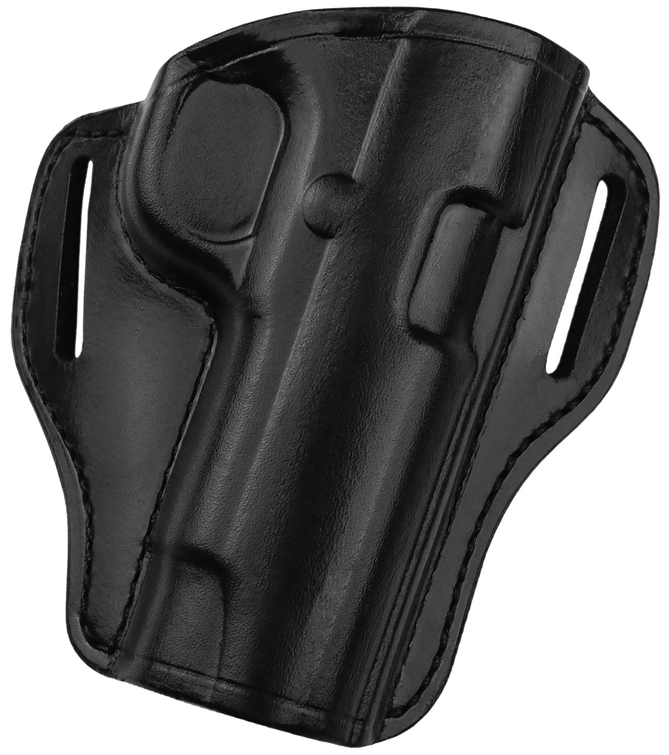 Bianchi 57 Remedy Belt Slide Holster, OWB, Right-Hand, Black Leather