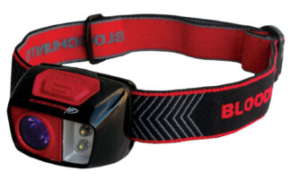 Primos Bloodhunter HD Headlamp 200 Lumens White LED, Black/Red
