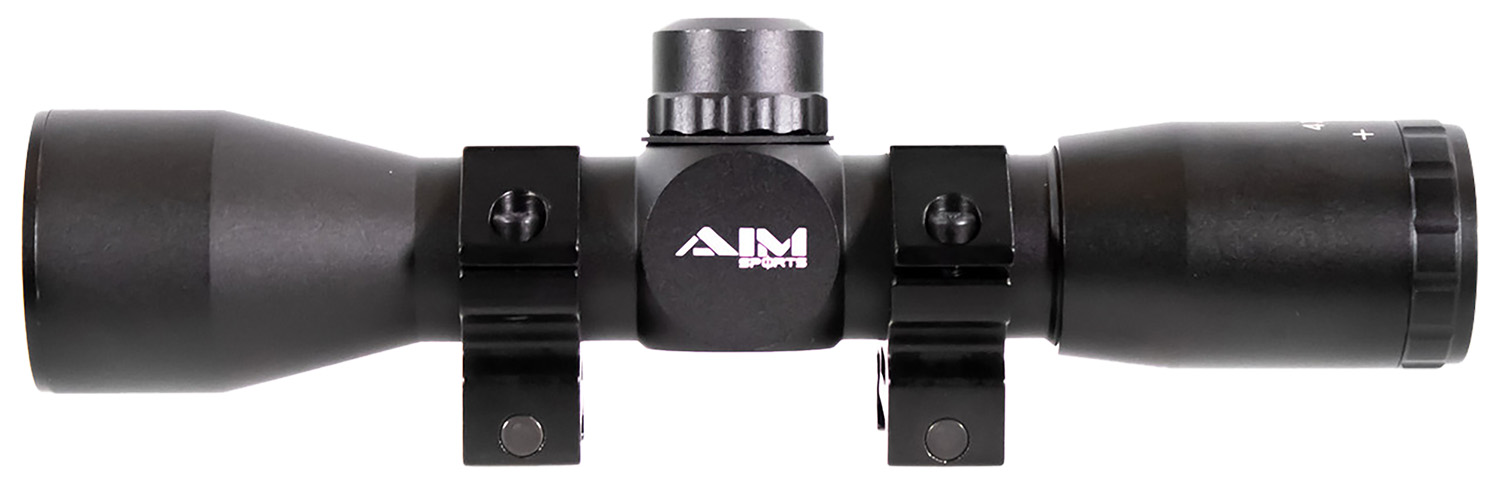 Aim Sports JTM432B Tactical Compact 4x32mm 1" Tube Scope, MIL-DOT Reticle, Fixed Parallax