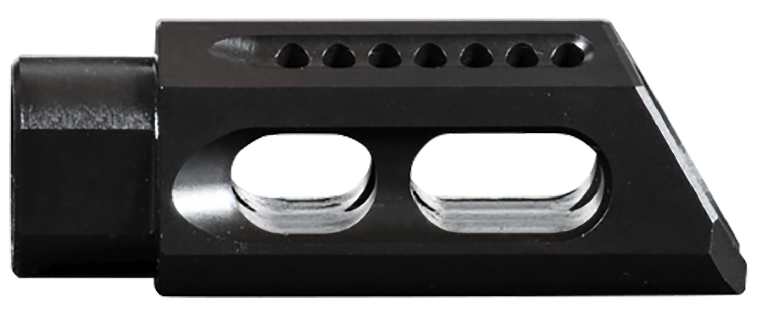 Yankee Hill Slant 5.56 NATO Muzzle Brake/Compensator, Matte Black, 1/2-28 Tpi