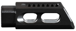 Yankee Hill Machine Slant .30 Cal Muzzle Brake/Compensator, Matte Black, 5/8-24 TPI