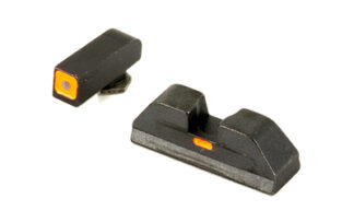 Ameriglo GL616 CAP Combative Application Pistol Tritium Front/Orange-Bar Rear Sight Set