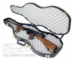 Kahr Arms T30 Thompson Violin Case for Long Gun, Black Vinyl-Coated Presswood