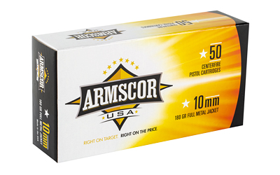 Armscor 10mm 180-Grain FMJ 50-Round Box