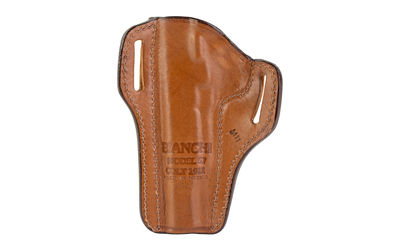 Bianchi 57 Remedy OWB Tan Leather Belt Slide Holster, Right Hand, Size 10