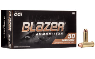 CCI Blazer Brass .38 Special 125gr FMJ 50-Round Box