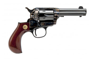 Cimarron Thunderer Single Action Revolver, .45 Colt, 3.5 in, 6 Rounds, Blued/Color Case Hardened