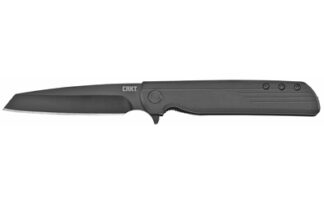 Columbia River LCK+ TANTO Assisted Folding Knife, Assisted Opening, Liner Lock, Oxide Blackout