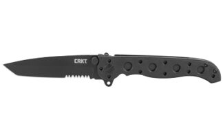 Columbia River M16 3 in Folding Knife Black Zytel Tanto Combo Edge