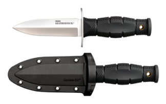 Cold Steel Mini Leatherneck 3.50" Fixed Blade Knife, 8Cr13MoV, Stainless Guard, Satin/Silver