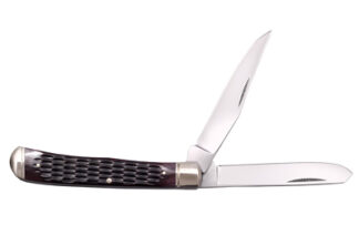 Cold Steel Trapper Folding Knife 3" Blade, 8Cr13MoV SS, Bone Handle