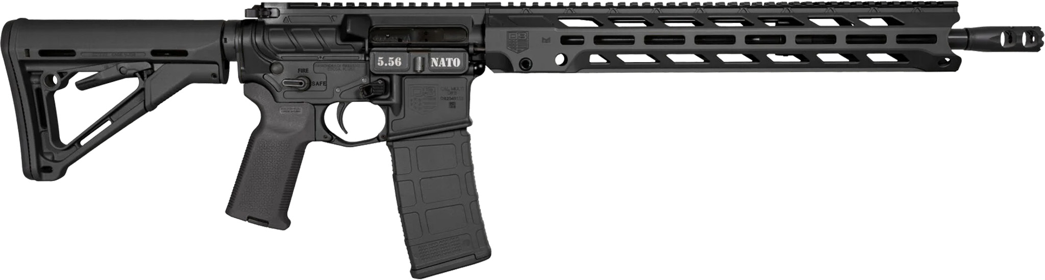 Diamondback DB15 Obsidian Semi-Auto .223/5.56 16 in 30-Round Black