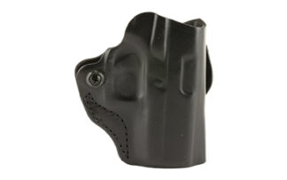 DeSantis Mini Scabbard Belt Holster for Glock 43/43X, Right Hand, Black Leather