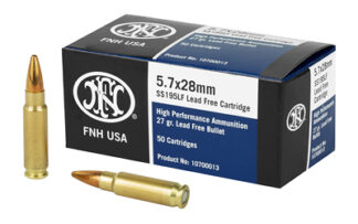 FN SS195LF 5.7x28mm 27gr Lead Free Hollow Point 50 Rounds