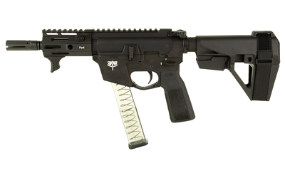 Freedom Ordnance FX9 Elite 9mm 4in 32-Round Black Semi-Auto AR Pistol with SBA5 Brace