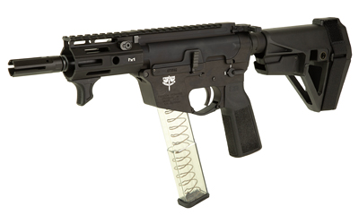 Freedom Ordnance FX9 Elite 9mm 4in 32-Round Black Semi-Auto AR Pistol with SBA5 Brace
