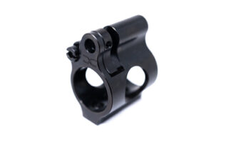 Faxon Low-Profile Adjustable Gas Block (GBALP7503), .750 in, Steel, Matte Black