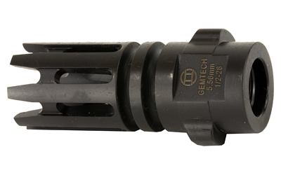 Gemtech Quickmount Flash Hider .223 Rem/5.56 NATO 1/2-28 TPI Black Steel