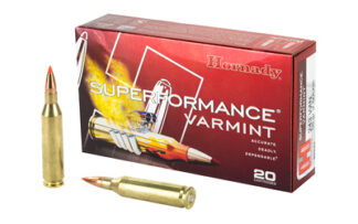 Hornady Superformance Varmint .243 Winchester 58gr V-Max Centerfire Ammo, 20 Rounds/Box