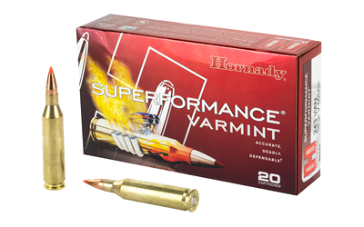 Hornady Superformance Varmint .243 Winchester 58gr V-Max Centerfire Ammo, 20 Rounds/Box
