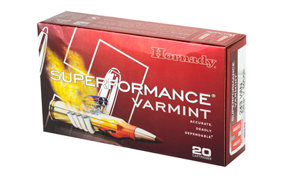 Hornady Superformance Varmint .243 Winchester 58gr V-Max Centerfire Ammo, 20 Rounds/Box