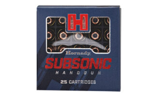 Hornady Subsonic 9mm 147 gr XTP Ammunition, 25 Rounds/Box