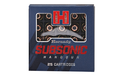 Hornady Subsonic 9mm 147 gr XTP Ammunition, 25 Rounds/Box